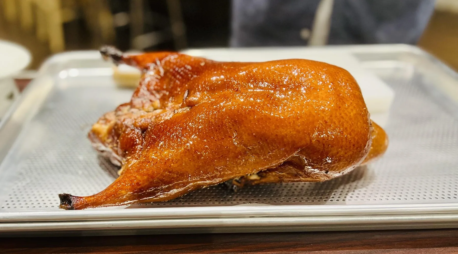 Roasted Beijing duck at Tian Bistro